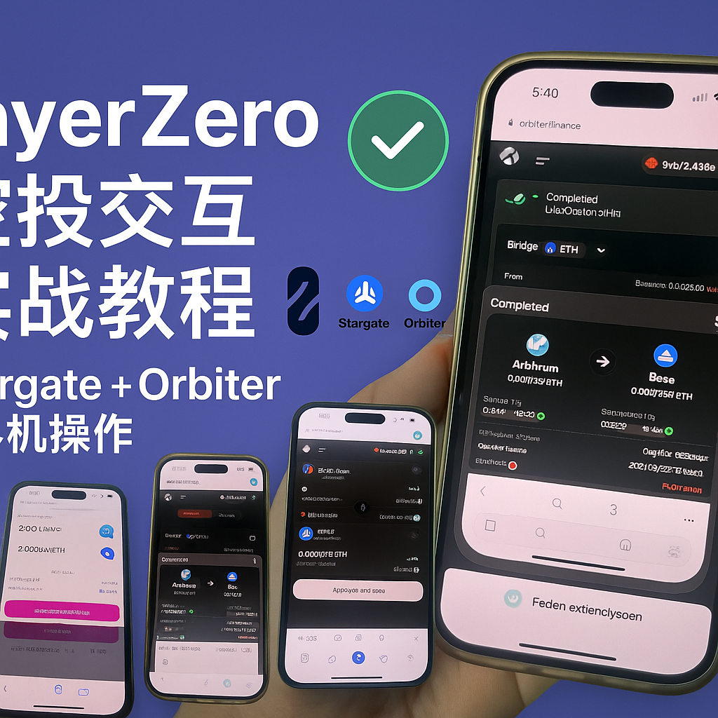 LayerZero 空投交互实战教程（手机操作版）